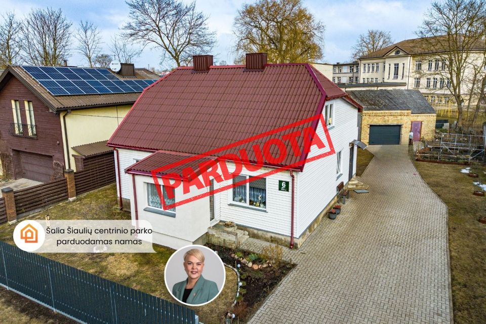 Parduodamas namas &Scaron;iauliuose, prie centrinio miesto parko, Dobilo g. 6
