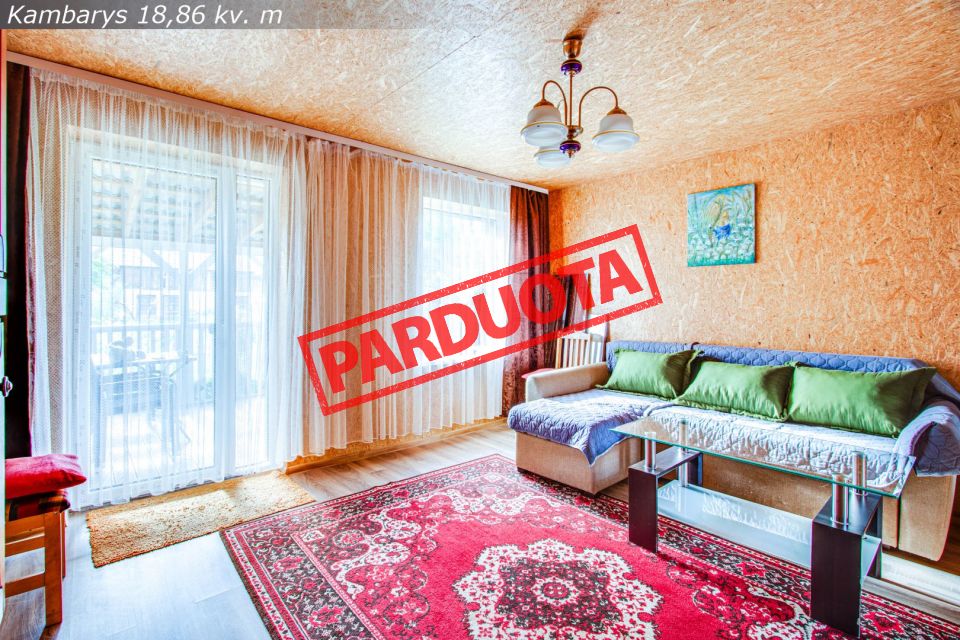Parduodamas tvarkingas 1 kambario butas Liepų g., Kalnelio Gražionių k., Radviliškio r.