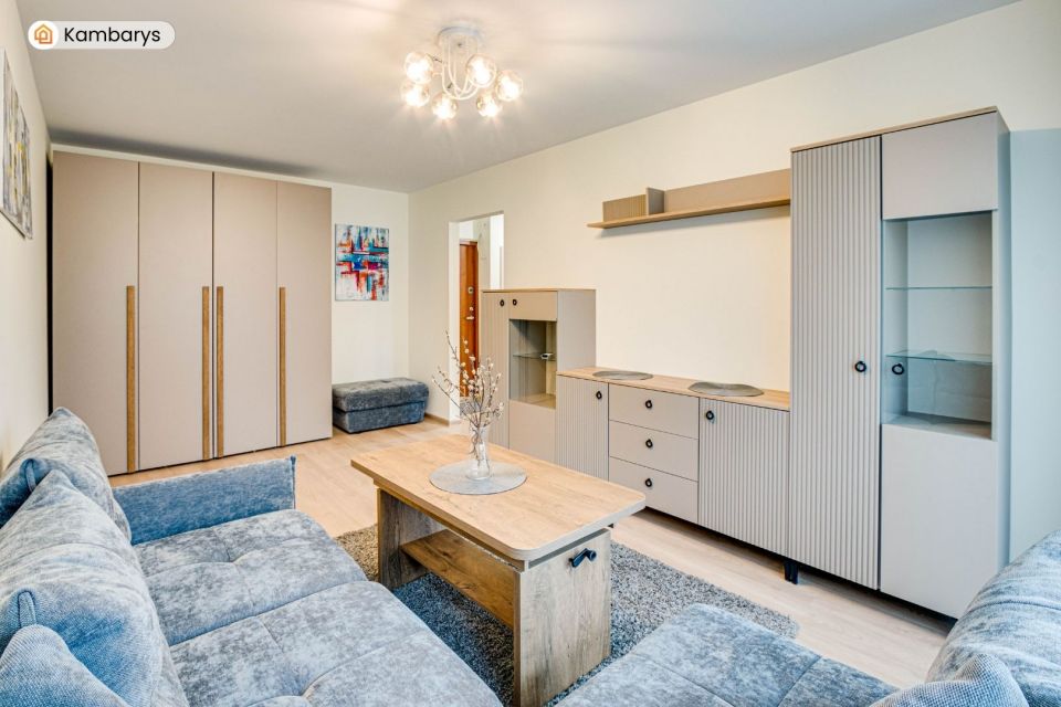 I&scaron;nuomojamas moderniai įrengtas 1 kambario butas &Scaron;iaulių miesto centre Tal&scaron;os g. 6