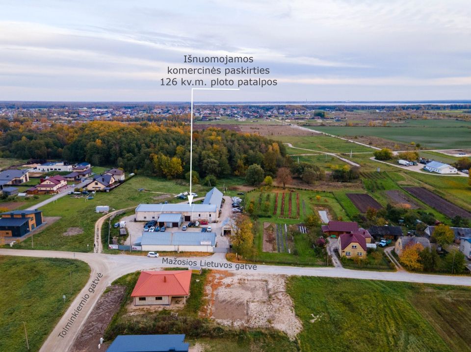 Išnuomojamos Šiaulių miesto pietinėje dalyje, Mažosios Lietuvos g.3H, 126 kv. m. bendro ploto patalpos