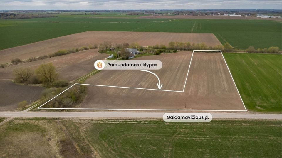 Parduodamas 1,0451 ha žemės ūkio paskirties sklypas Sereikių k., &Scaron;iaulių r.