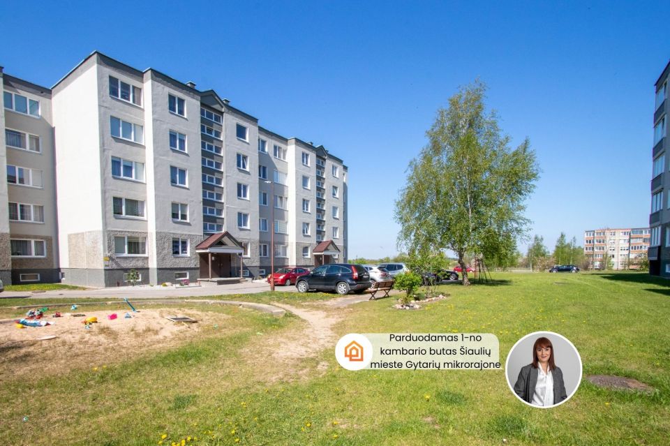 Parduodamas 1 kambario butas &Scaron;iauliuose, K.Korsako g. 28