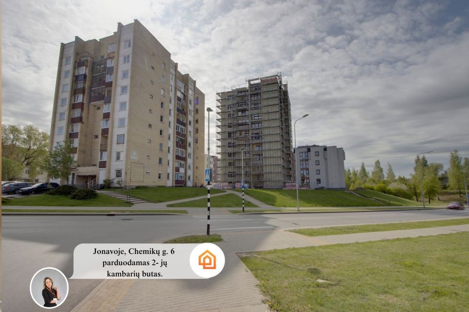 Parduodamas 2-jų kambarių butas Jonavoje, Chemikų g. 6