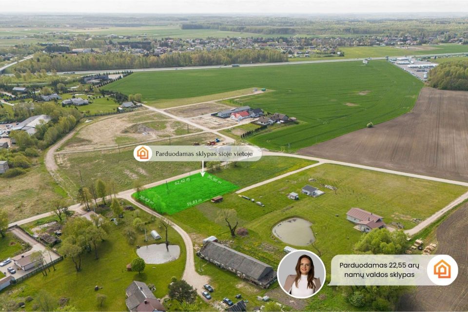Parduodamas 22,55 arų namų valdos sklypas Šlapšilės k., Klaipėdos r.sav.