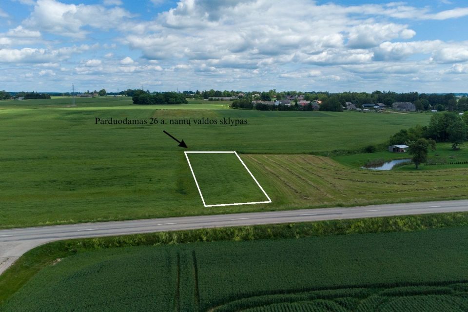 Parduodamas 26 a.  namų valdos žemės sklypas Marijampolės sav., Patilčių km. 9A