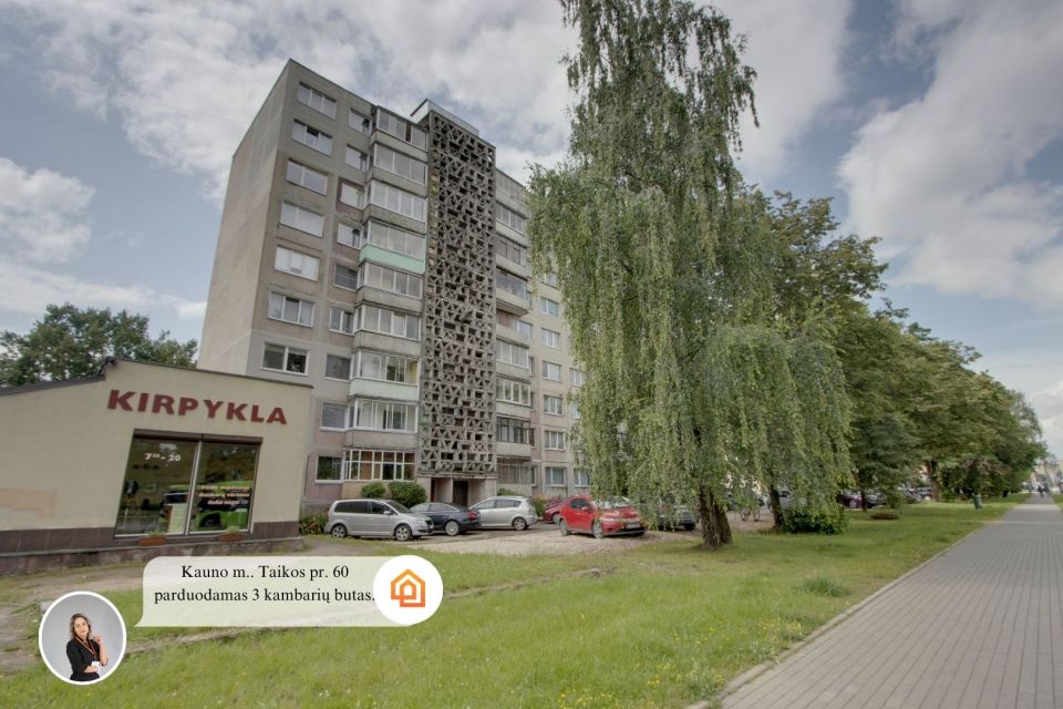 Parduodamas 3-ų kambarių butas Taikos pr., 60, Kaunas
