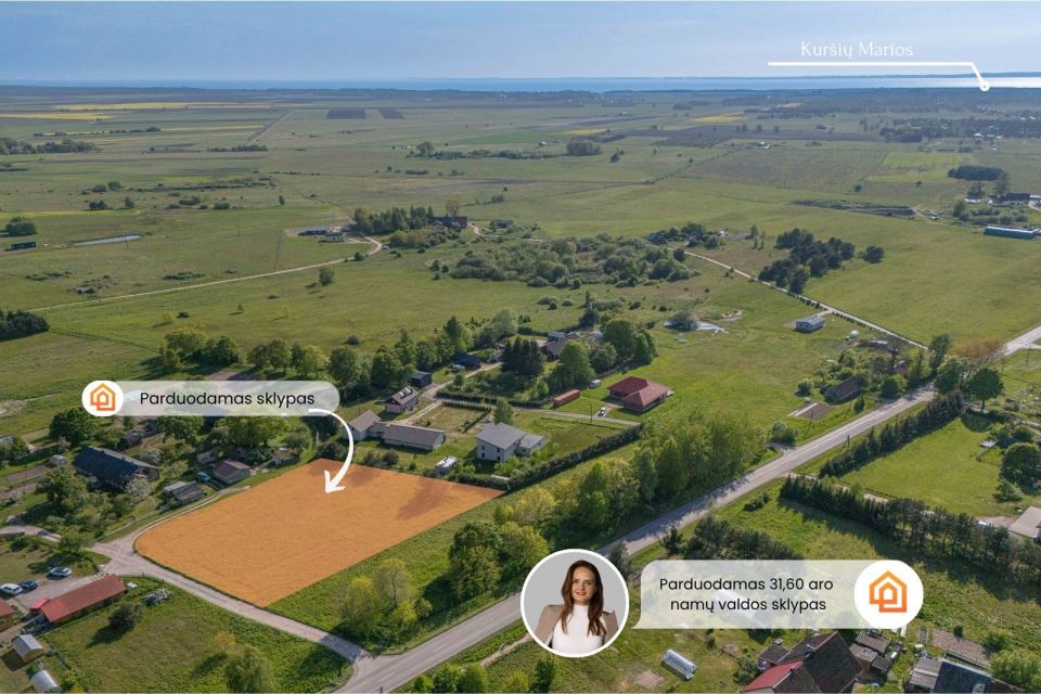 Parduodamas 31,60 a namų valdos sklypas Pangesų k., Klaipėdos r.sav., vos 20 minučių nuo Klaipėdos!