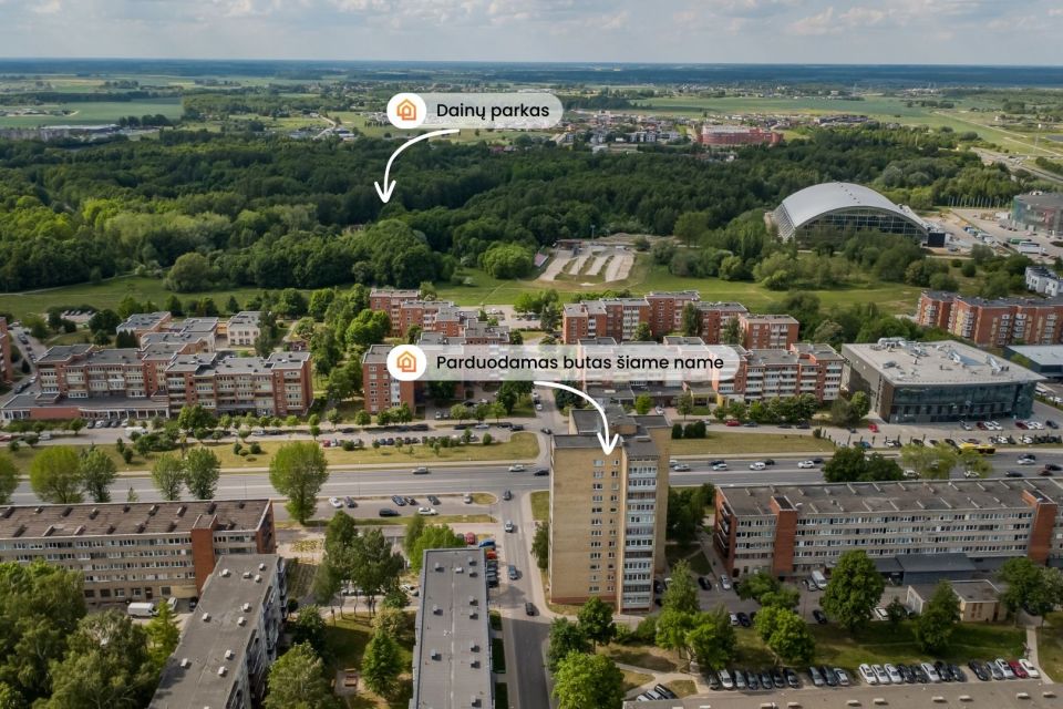 Parduodamas 3 kambarių butas Tilžės g. 42, &Scaron;iauliuose