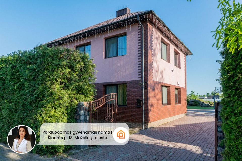 Parduodamas gyvenamasis namas su pirtimi ir pagalbiniais pastatais Šiaurės g. 18, Mažeikiuose