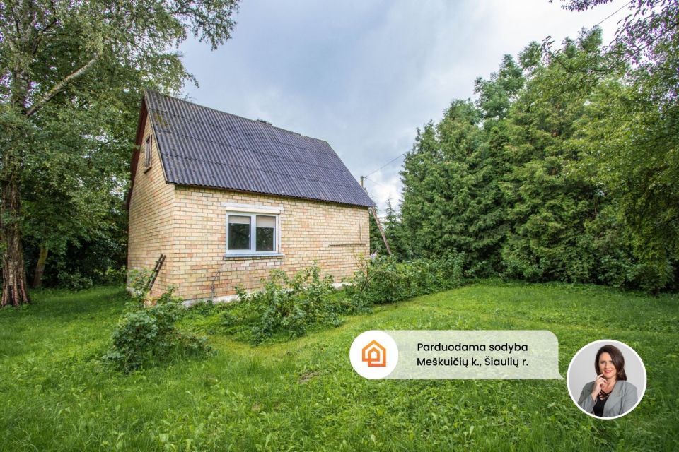 Parduodamas mūrinis gyvenamasis namas Meškuičių k., Stoties g. 51, Šiaulių r.
