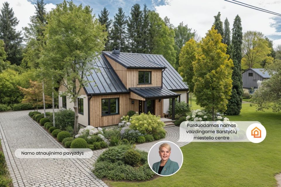 Parduodamas namas &scaron;alia tvenkinio Barstyčių miestelio centre, Sedos g. 8, Skuodo r.