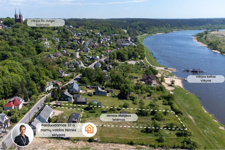 Parduodamas namų valdos žemės sklypas vaizdingoje vietovėje