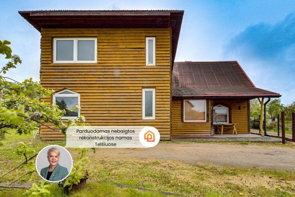 Parduodamas nebaigtos rekonstrukcijos namas Telšiuose, SB "Draugystė", Kęstaičių g. 29