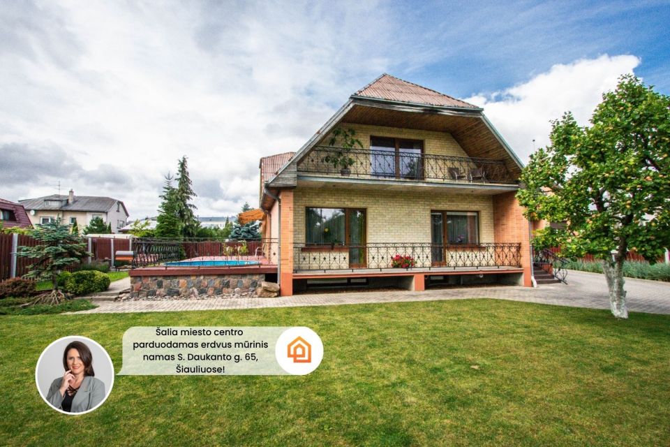 Parduodamas patogaus išplanavimo namas šalia miesto centro – S. Daukanto g. 65, Šiauliuose