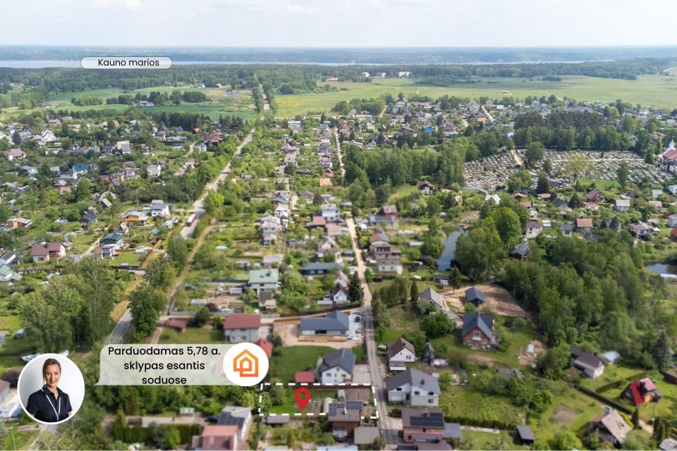 Parduodamas sklypas soduose Kauno r., Šlienavos k., Centrinė g.