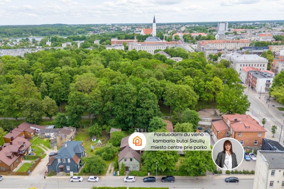 Parduodami du butai pačiame miesto centre besiribojančius su parku, Vaisių g. 6, &Scaron;iauliai