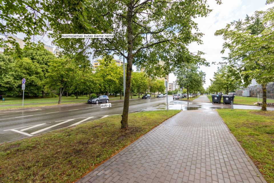 Išnuomojamas tvarkingas ir švarus 3 kambarių butas Dainų g. 104, Šiauliuose.