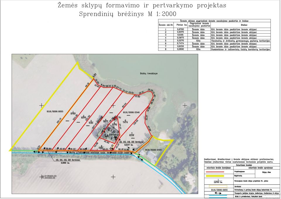 Parduodami unikalūs sklypai prie vandens telkinio, formuojamame 6 - ių erdvių sklypų, nedidelės koncentracijos kvartale - &bdquo;&Scaron;iaulių Jūros Krantas&ldquo;.