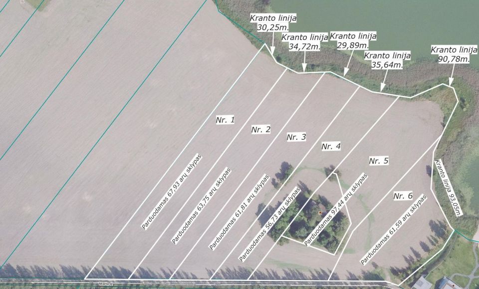 Parduodami unikalūs sklypai prie vandens telkinio, formuojamame 6 - ių erdvių sklypų, nedidelės koncentracijos kvartale - &bdquo;&Scaron;iaulių Jūros Krantas&ldquo;.