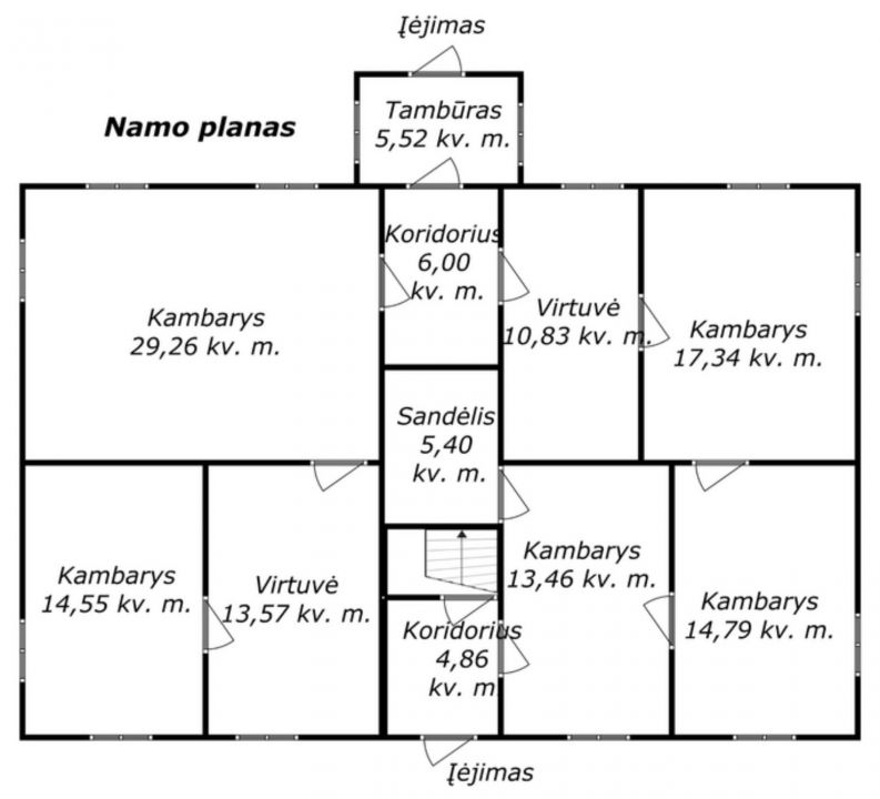 Gražioje vietoje! Parduodamas dviejų galų gyvenamasis namas - sodyba Telšių r., Pateklėnų k., Pateklos g.