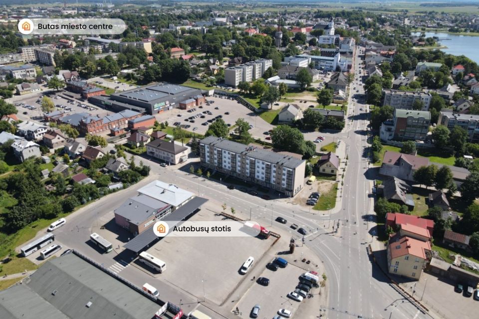 IŠMOKĖTA RENOVACIJA! Parduodamas 2 k. butas centre, Gedimino g., Telšiuose