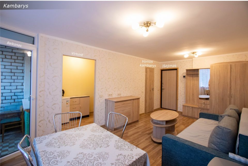 I&scaron;nuomojamas 1 kambario butas &Scaron;iaulių miesto centre, Dvaro g. 64
