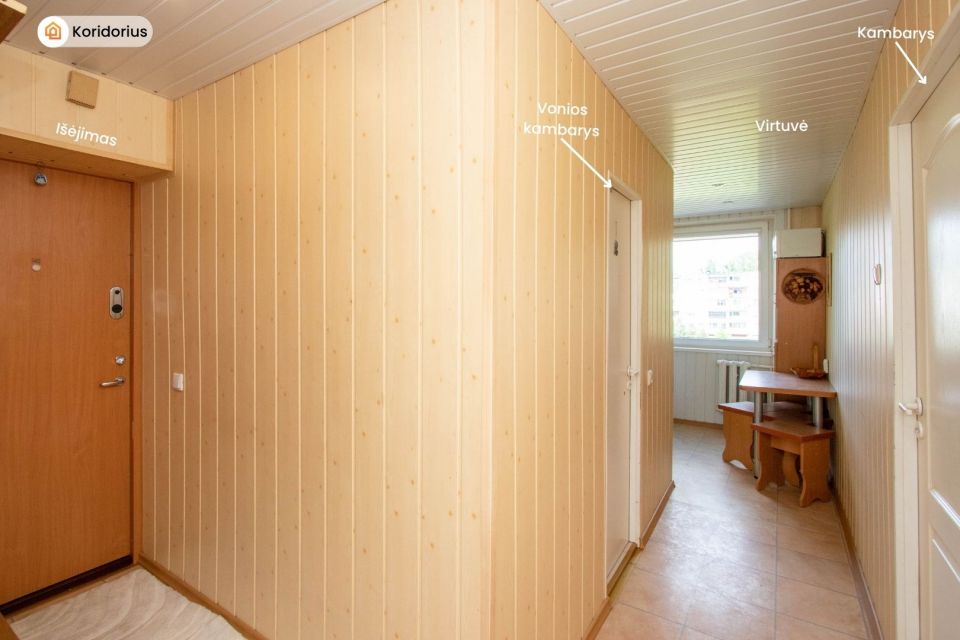 I&scaron;nuomojamas 2 kambarių butas Zoknių mikrorajone, Radvili&scaron;kio g. 116, &Scaron;iauliuose