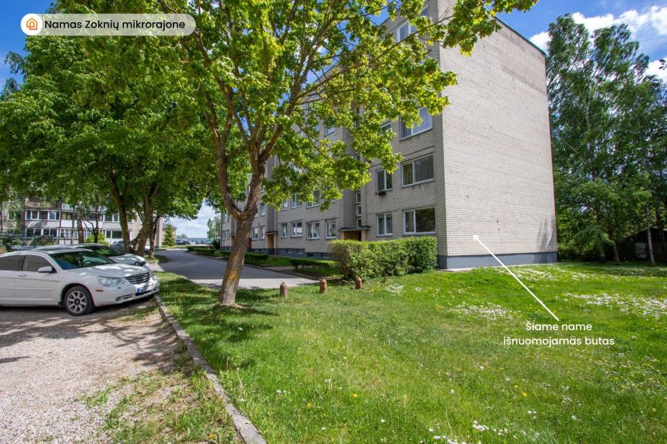 I&scaron;nuomojamas 2 kambarių butas Zoknių mikrorajone, Radvili&scaron;kio g. 116, &Scaron;iauliuose