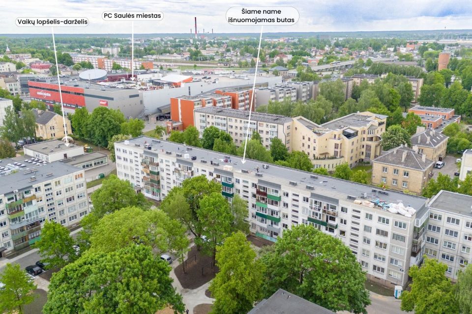 I&scaron;nuomojamas naujai kapitaliai suremontuotas 2 kambarių butas A. J. Greimo g. 62, &Scaron;iauliuose