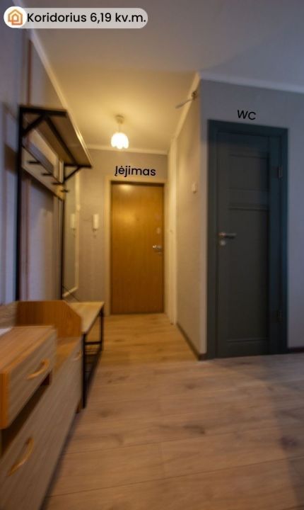 I&scaron;nuomojamas  tvarkingas 2 kambarių butas Klaipėdos mieste,  I.Simonaitytės g.- 7