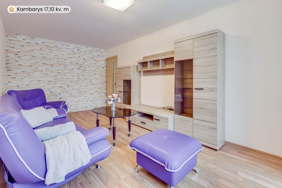 I&scaron;nuomojamas tvarkingas 2 &ndash; jų kambarių butas 2 &ndash; ame auk&scaron;te Dainų g. 6, &Scaron;iauliuose