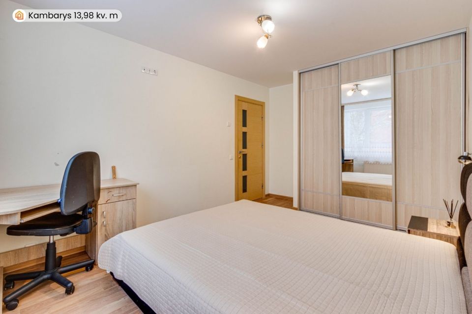 I&scaron;nuomojamas tvarkingas 2 &ndash; jų kambarių butas 2 &ndash; ame auk&scaron;te Dainų g. 6, &Scaron;iauliuose