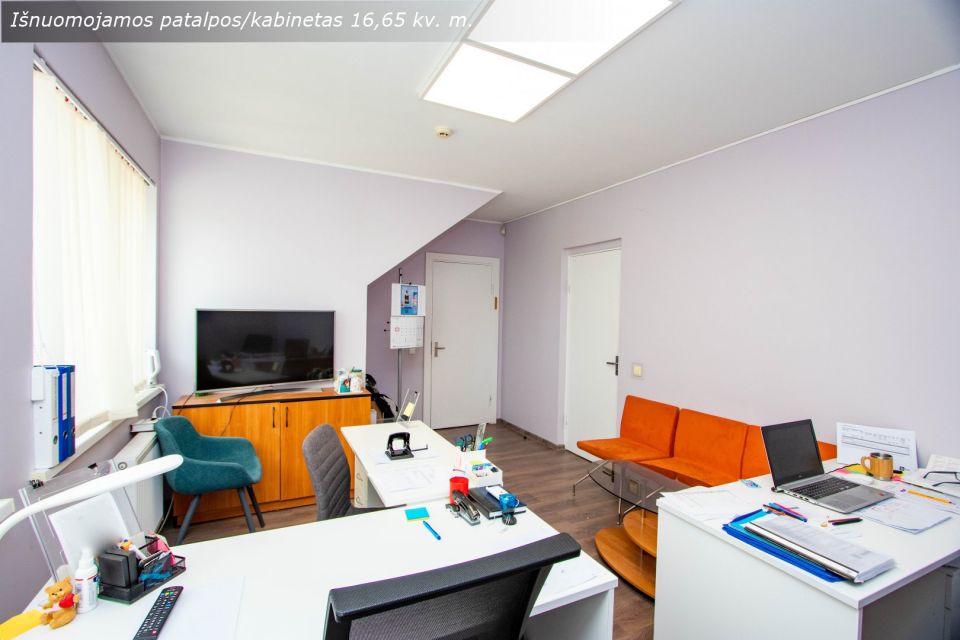 I&scaron;nuomojamos įrengtos 20,59 kv. m komercinės paskirties patalpos/kabinetas Statybininkų g. 21C, &Scaron;iauliai