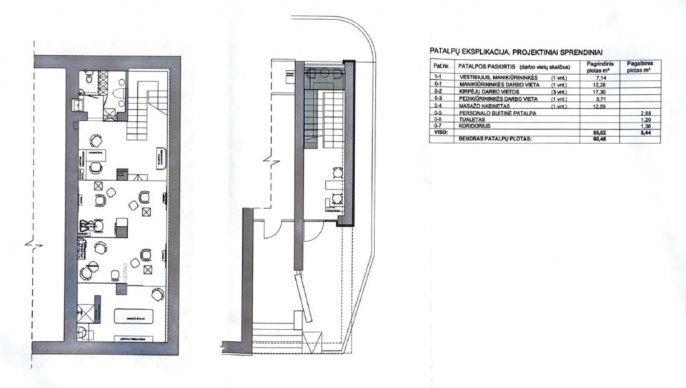 Išnuomojamos įrengtos grožio salono patalpos Šiaulių miesto centre, Vilniaus g. 154!