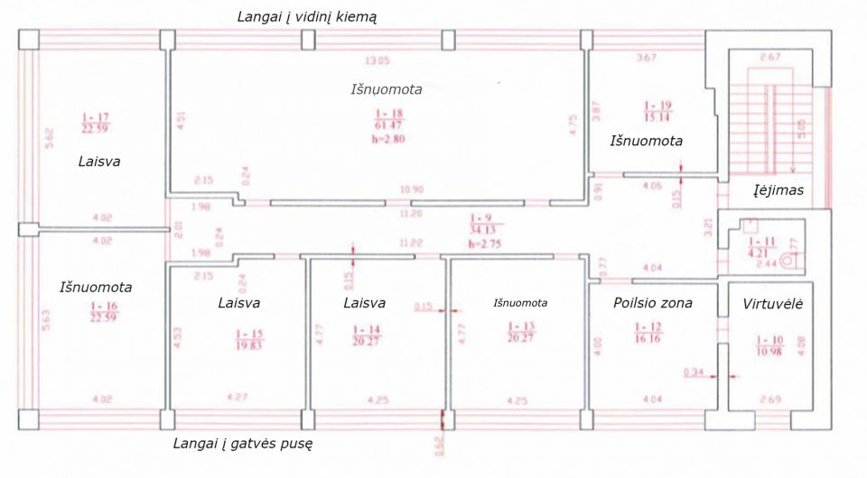 Išnuomojamos šiuolaikiškai įrengtos patalpos J. Šimoliūno g., Kaune