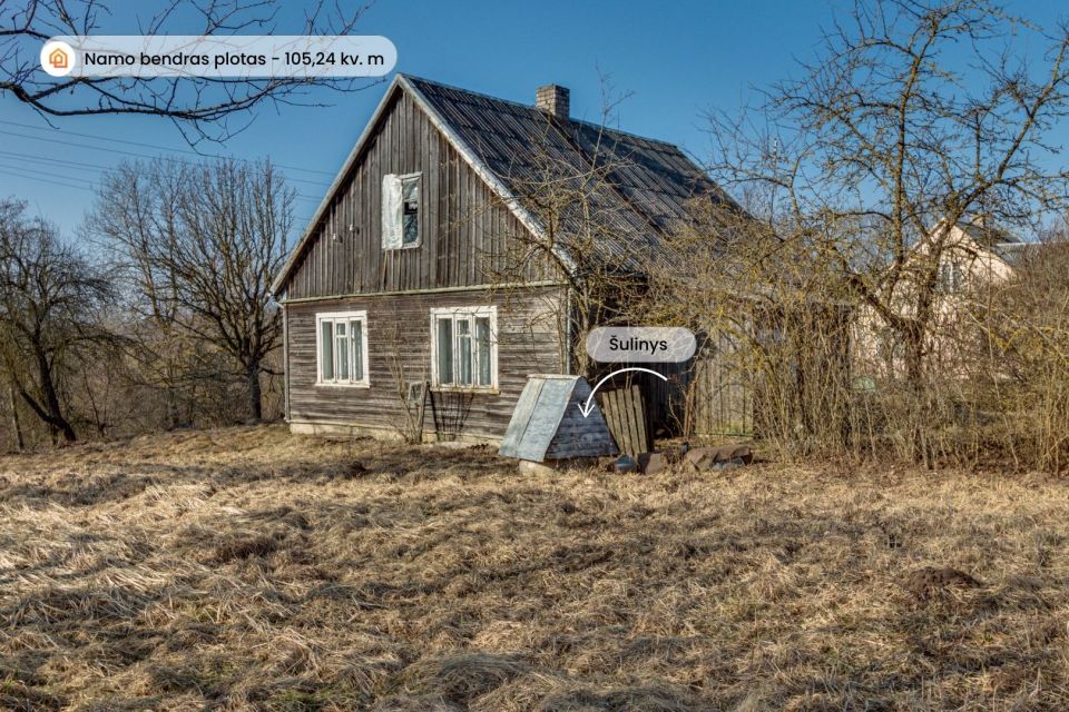 I&scaron;skirtinėje vietoje, ant upės kranto parduodama sodyba su 25,35 arų sklypu, Tel&scaron;iu rajone, Kaunatavoje, Dvaro g. 3