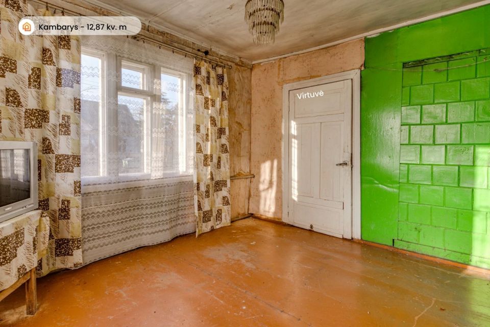 I&scaron;skirtinėje vietoje, ant upės kranto parduodama sodyba su 25,35 arų sklypu, Tel&scaron;iu rajone, Kaunatavoje, Dvaro g. 3