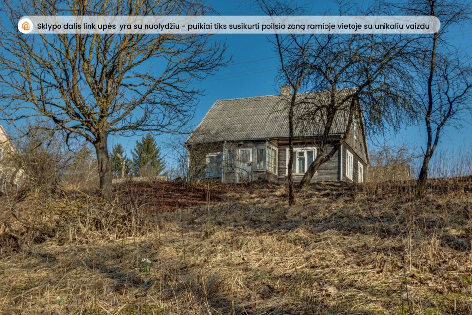 I&scaron;skirtinėje vietoje, ant upės kranto parduodama sodyba su 25,35 arų sklypu, Tel&scaron;iu rajone, Kaunatavoje, Dvaro g. 3