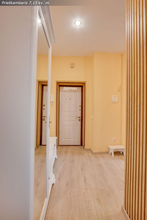 Išskirtinėje vietoje parduodamas suremontuotas 2 kambarių butas su vaizdu į miesto centrinį bulvarą, Vilniaus g. 169, Šiauliai.