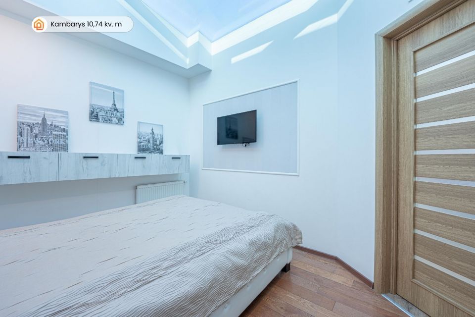 IŠSKIRTINIAI MANSARDINIAI APARTAMENTAI SU ĮSPŪDINGA TERASA KLAIPĖDOS CENTRE, H.MANTO G. 31A