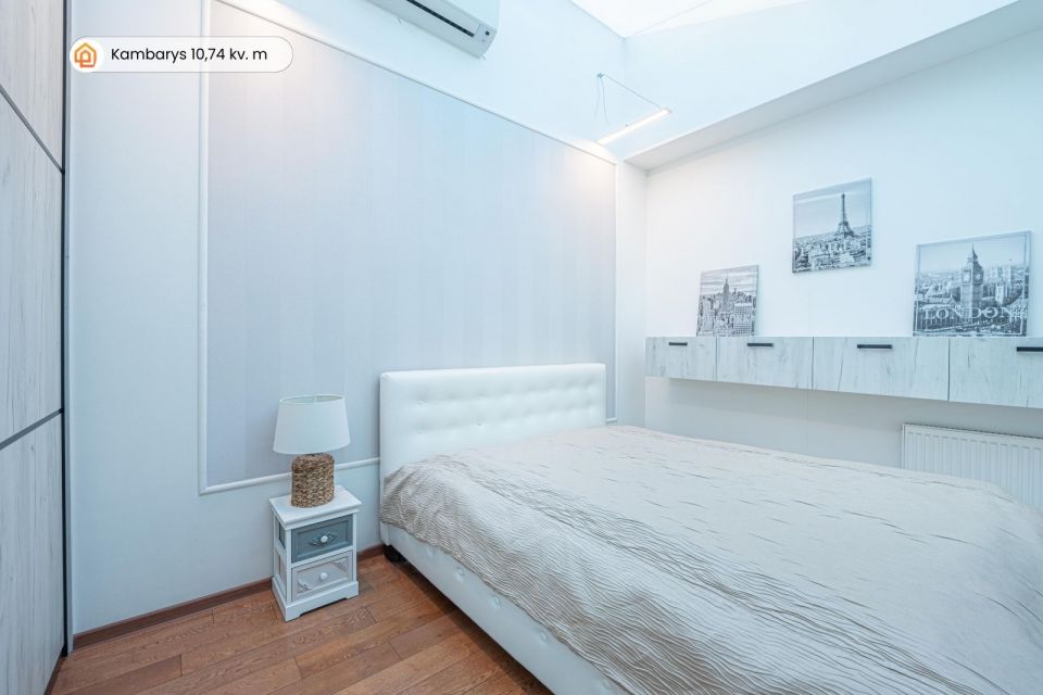 IŠSKIRTINIAI MANSARDINIAI APARTAMENTAI SU ĮSPŪDINGA TERASA KLAIPĖDOS CENTRE, H.MANTO G. 31A