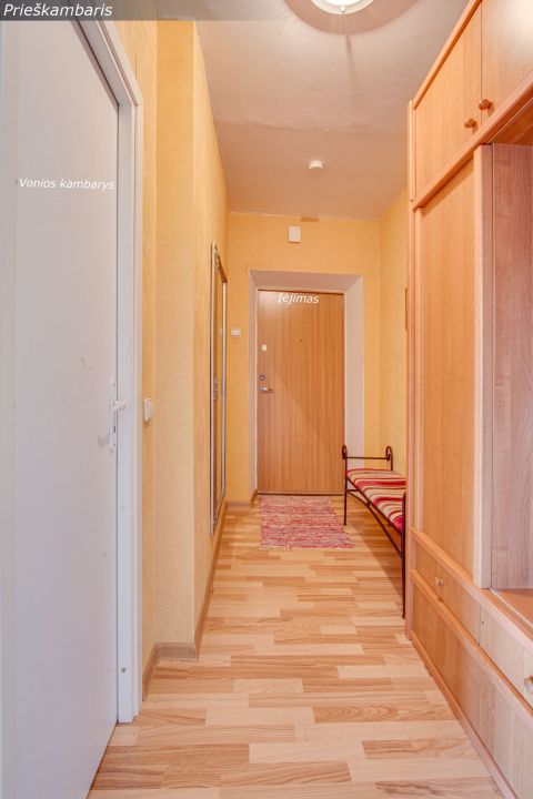 Miesto centre parduodamas erdvus vieno kambario (44,22 kv. m) butas prie pat centrinio bulvaro, Vilniaus g. 217, &Scaron;iauliuose.