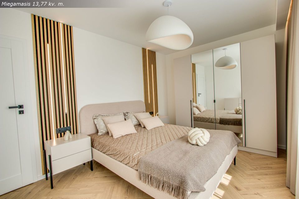 Naujai ir kokybi&scaron;kai suremontuotas 3 kambarių butas Architektų g. 6, &Scaron;iauliai.