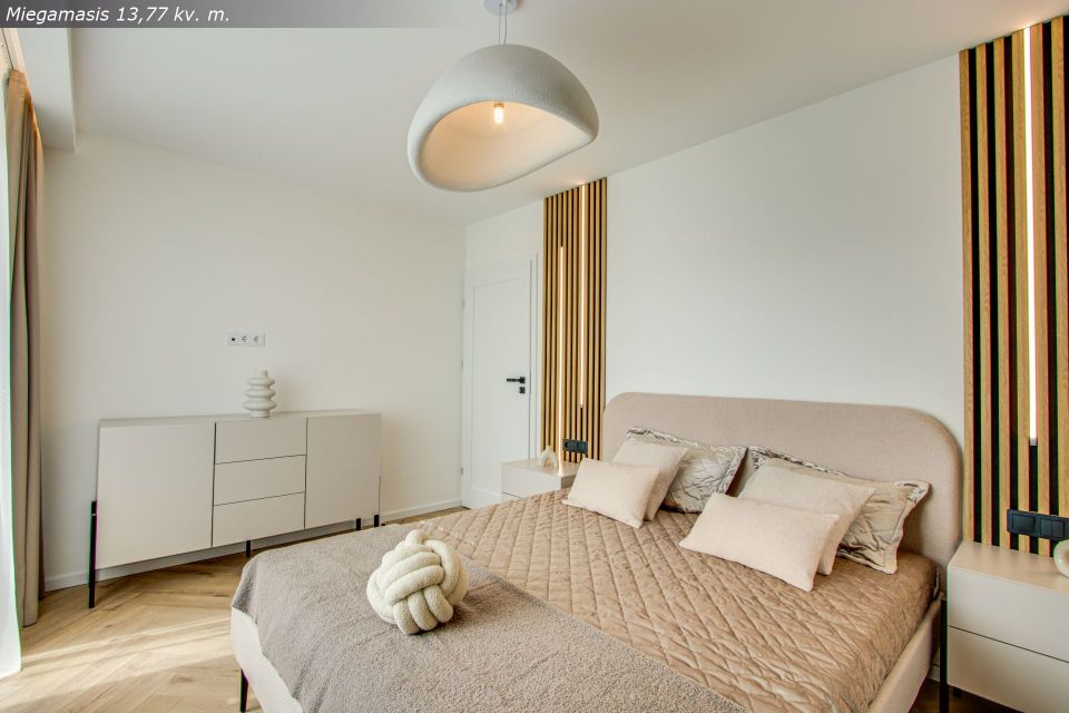 Naujai ir kokybi&scaron;kai suremontuotas 3 kambarių butas Architektų g. 6, &Scaron;iauliai.