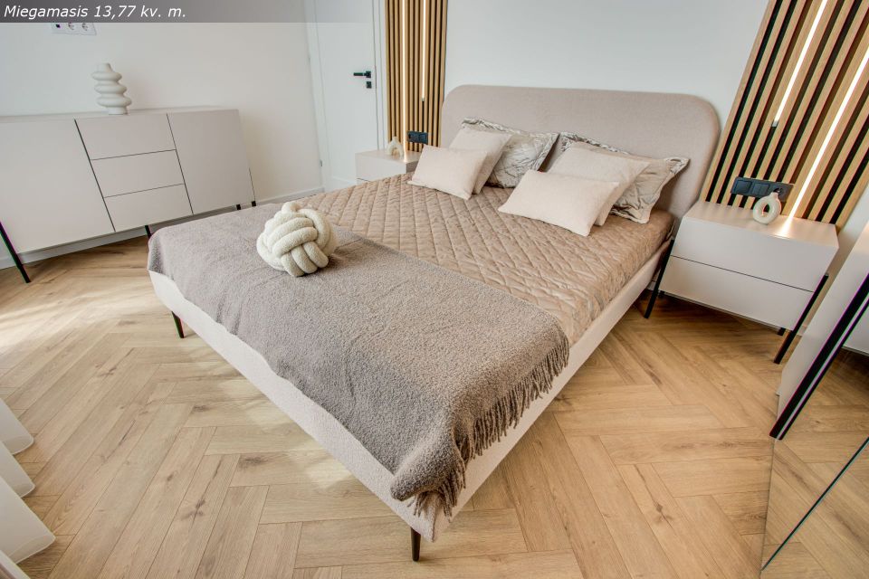 Naujai ir kokybi&scaron;kai suremontuotas 3 kambarių butas Architektų g. 6, &Scaron;iauliai.