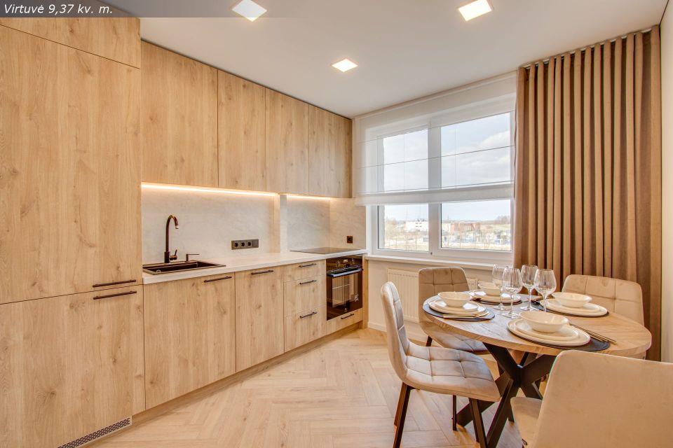 Naujai ir kokybi&scaron;kai suremontuotas 3 kambarių butas Architektų g. 6, &Scaron;iauliai.