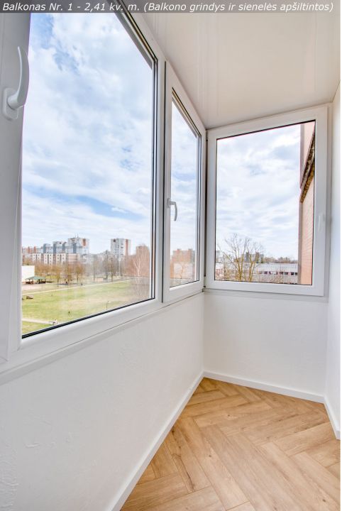 Naujai ir kokybi&scaron;kai suremontuotas 3 kambarių butas Architektų g. 6, &Scaron;iauliai.