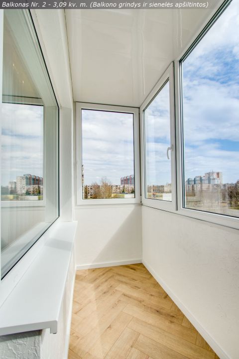 Naujai ir kokybi&scaron;kai suremontuotas 3 kambarių butas Architektų g. 6, &Scaron;iauliai.