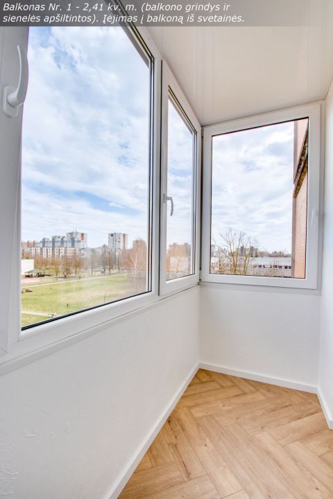 Naujai ir kokybi&scaron;kai suremontuotas 3 kambarių butas Architektų g. 6, &Scaron;iauliai.