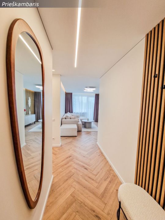 Naujai ir kokybi&scaron;kai suremontuotas 3 kambarių butas Architektų g. 6, &Scaron;iauliai.